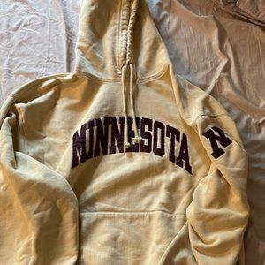 Minnesota Gophers Men's XL Hoodie Brand Signature Concepts Color Yellow